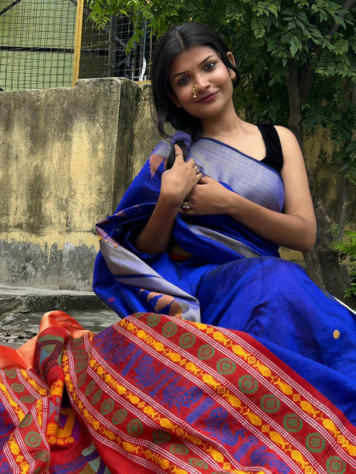 Chhattisgarh Dolabedi Raw Silk Saree