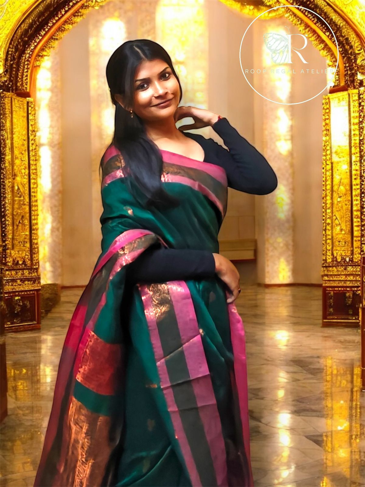 Organic Cotton Linen Saree