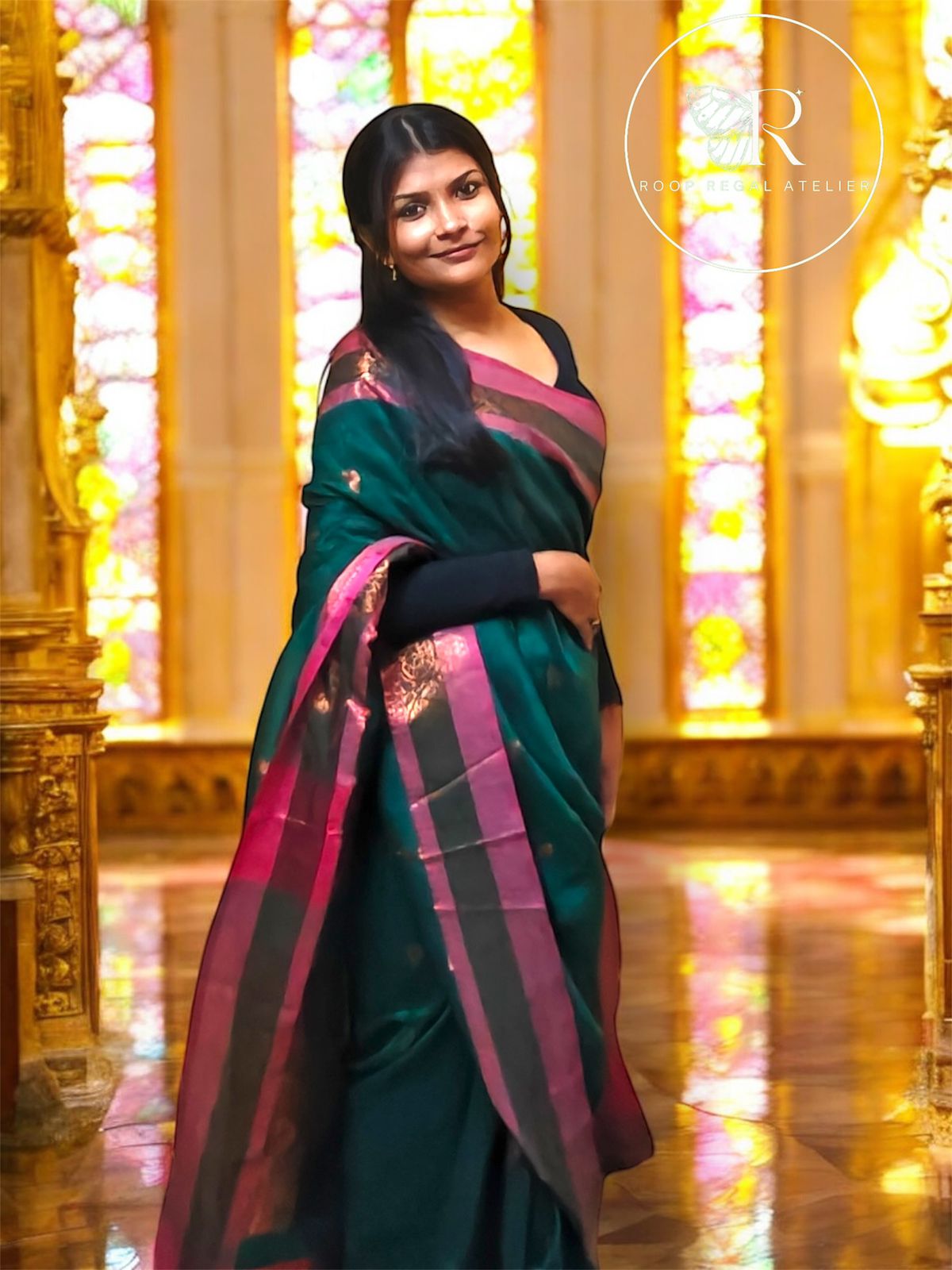 Organic Cotton Linen Saree