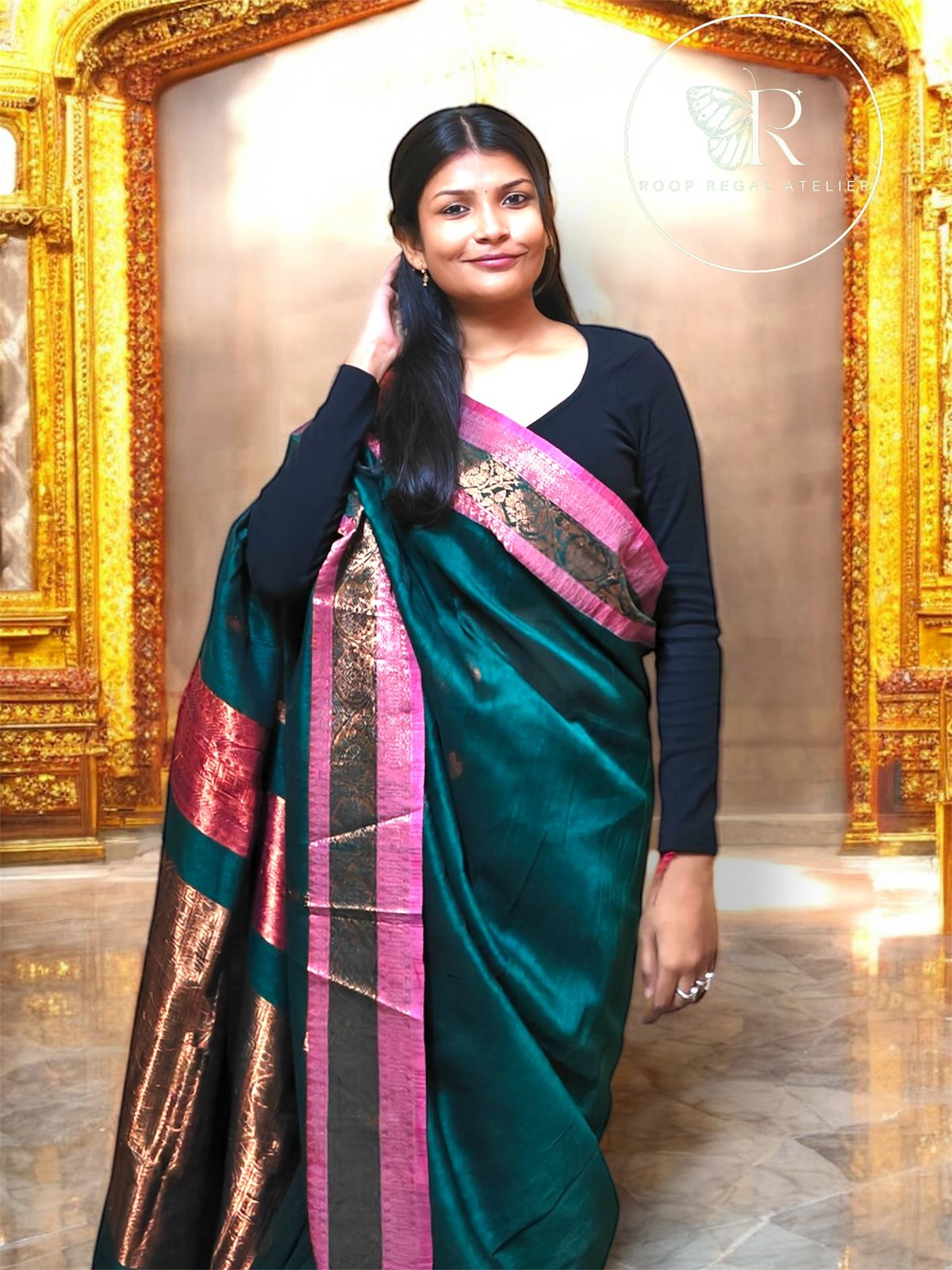 Organic Cotton Linen Saree