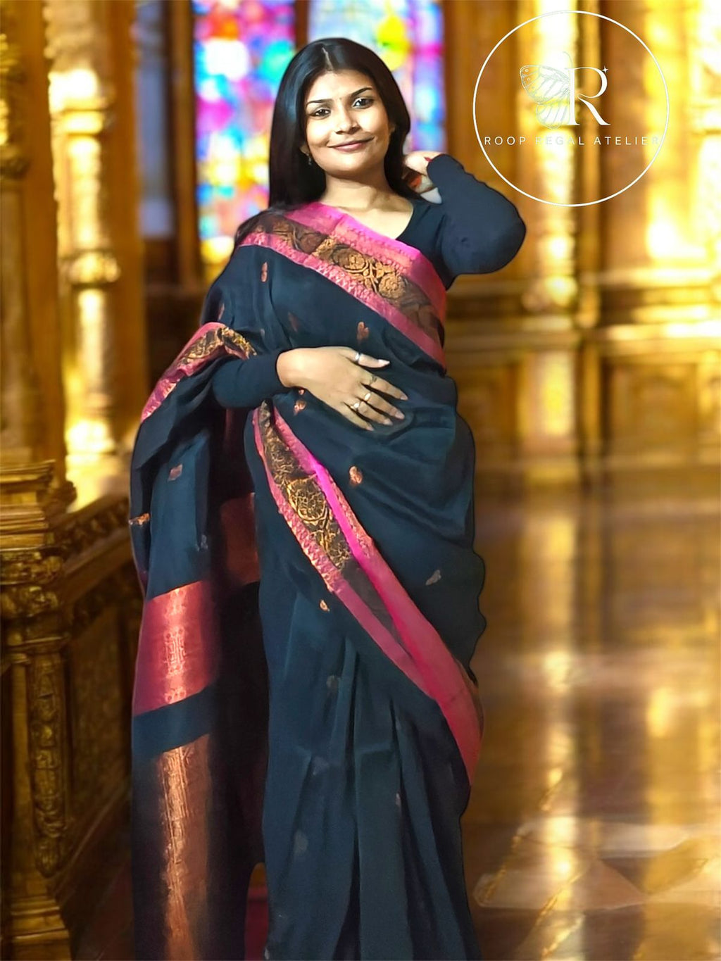 Organic Cotton Linen Saree