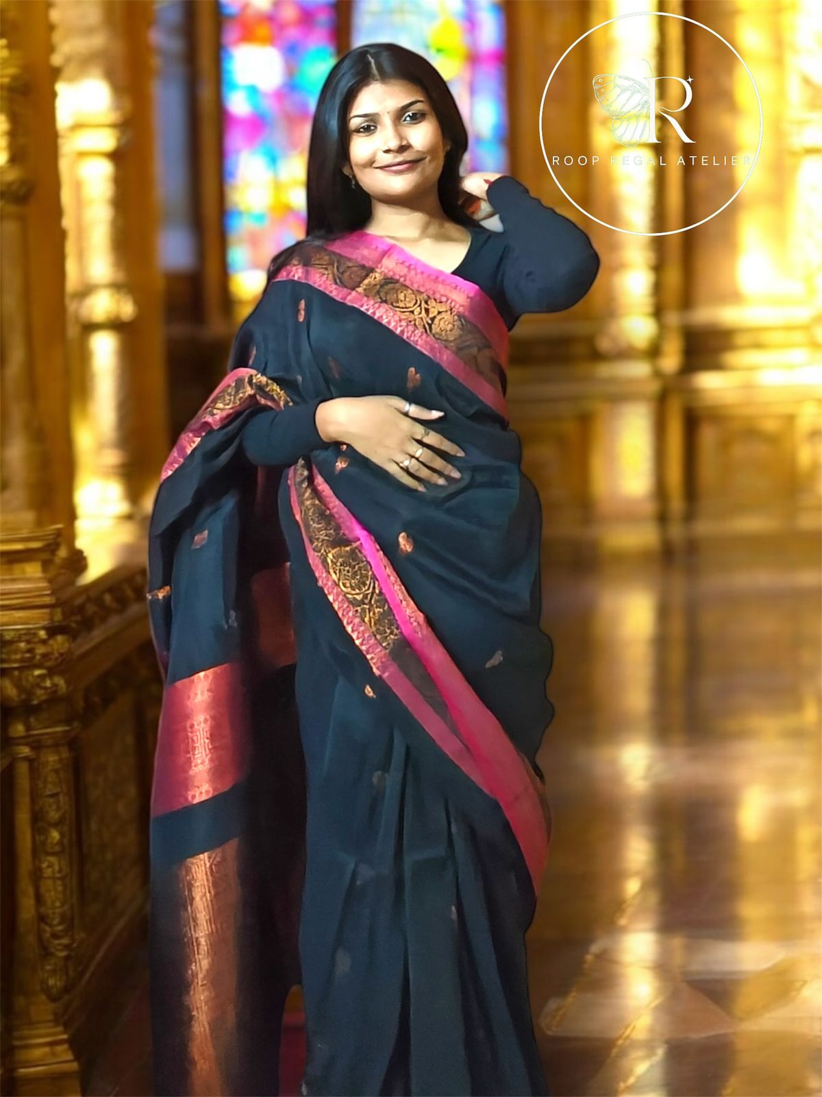 Organic Cotton Linen Saree