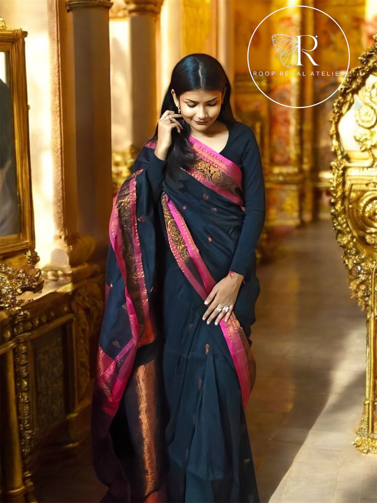 Organic Cotton Linen Saree