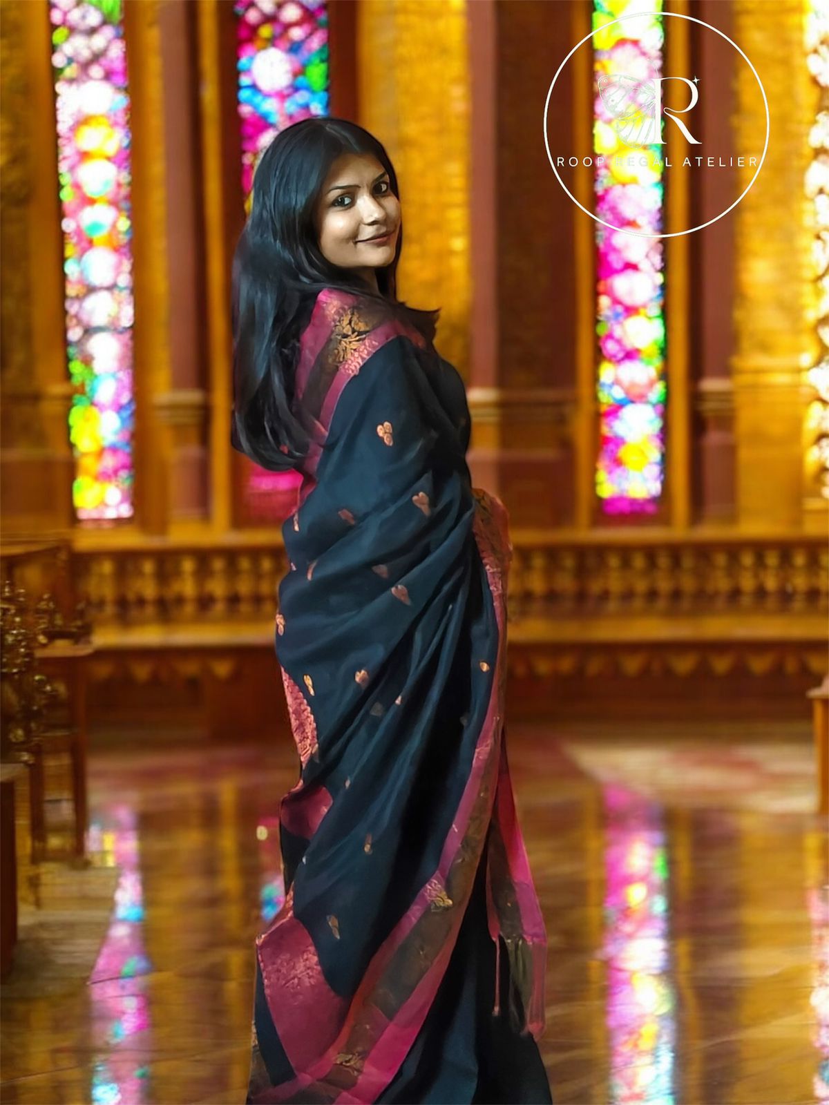 Organic Cotton Linen Saree