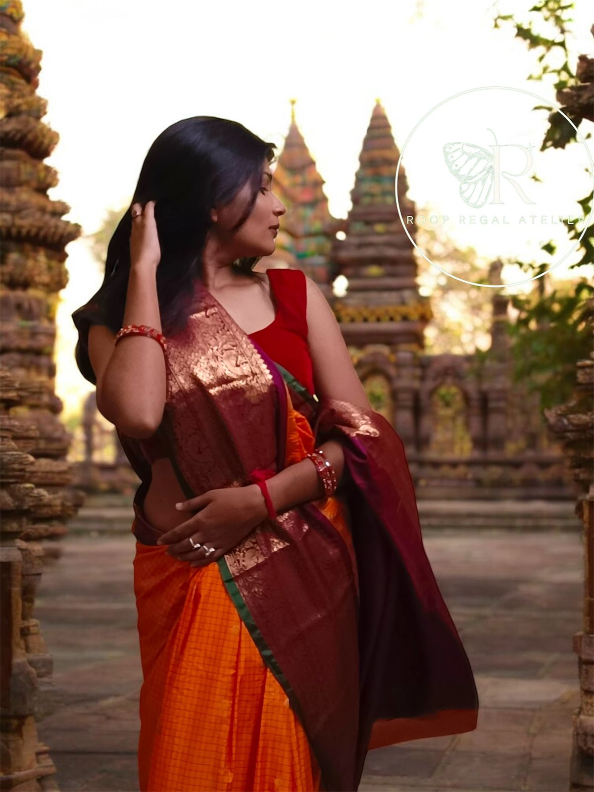 Gadwal semi pattu saree