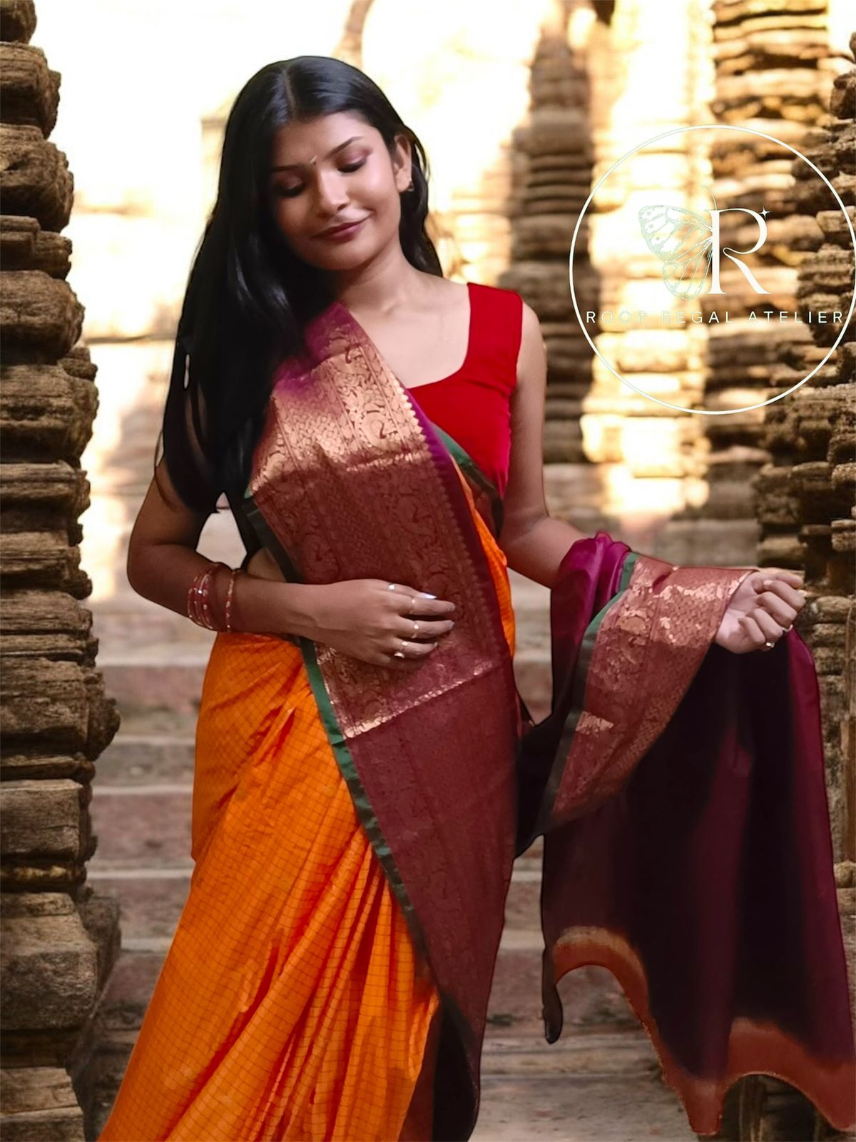 Gadwal semi pattu saree