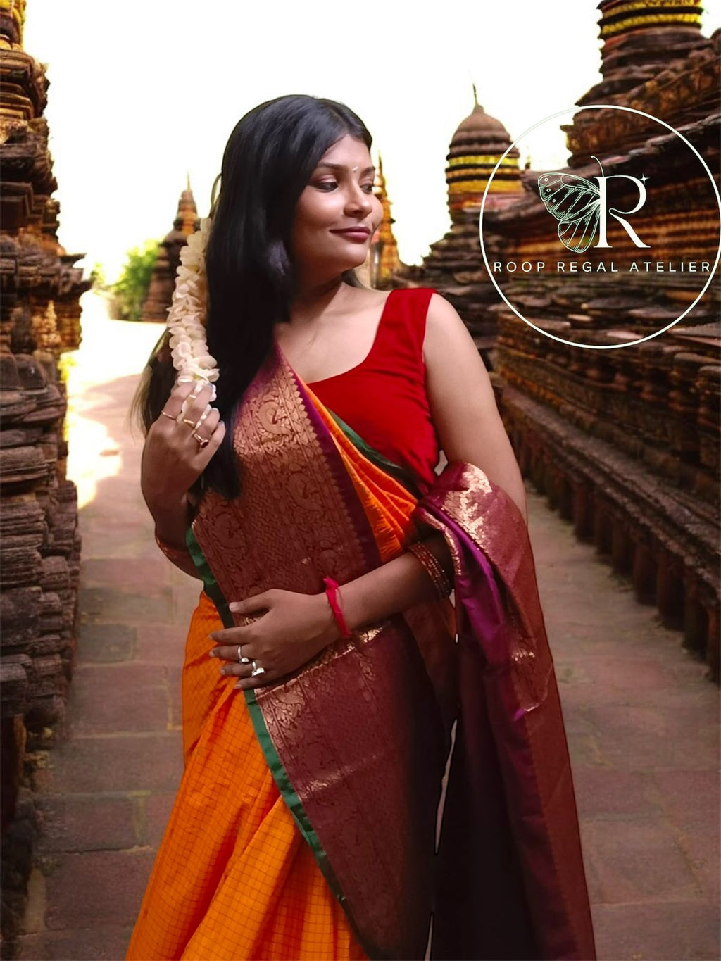 Gadwal semi pattu saree
