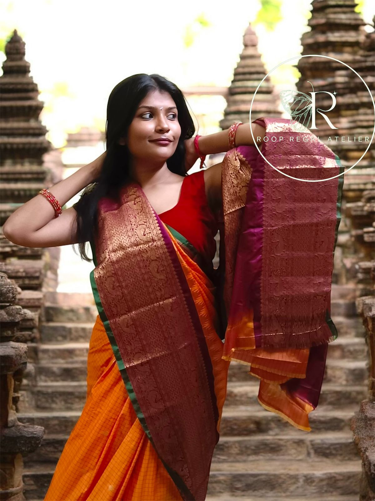 Gadwal semi pattu saree