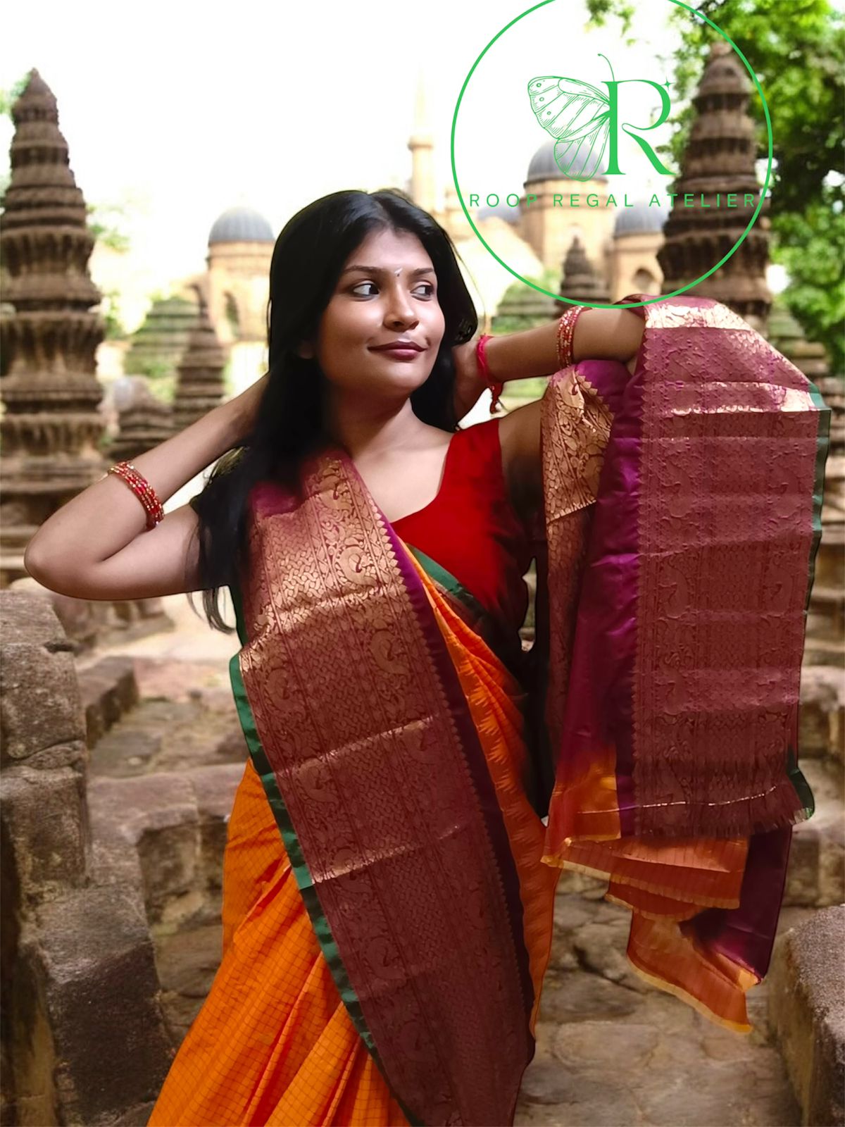 Gadwal semi pattu saree